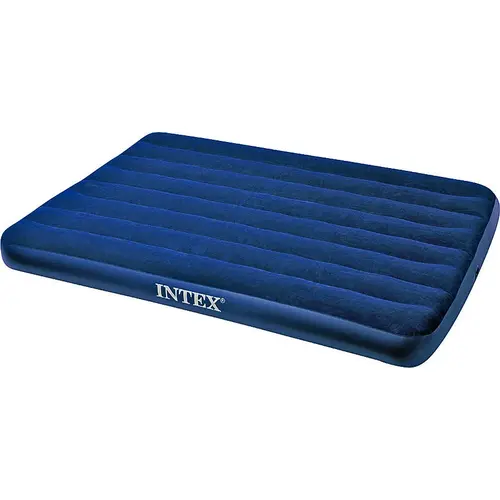 68758 Downy Airbed Mattress, 75 in L, 54 in W, Full, Vinyl, Blue