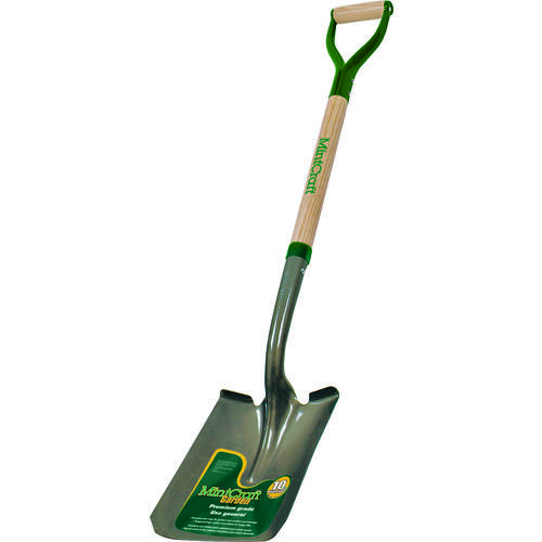 Transfer Shovel, Steel Blade, Wood Handle, D-Shaped Handle, 30 in L Handle