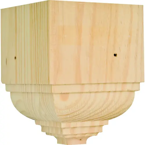 Crown Trim Block, Pine, Natural