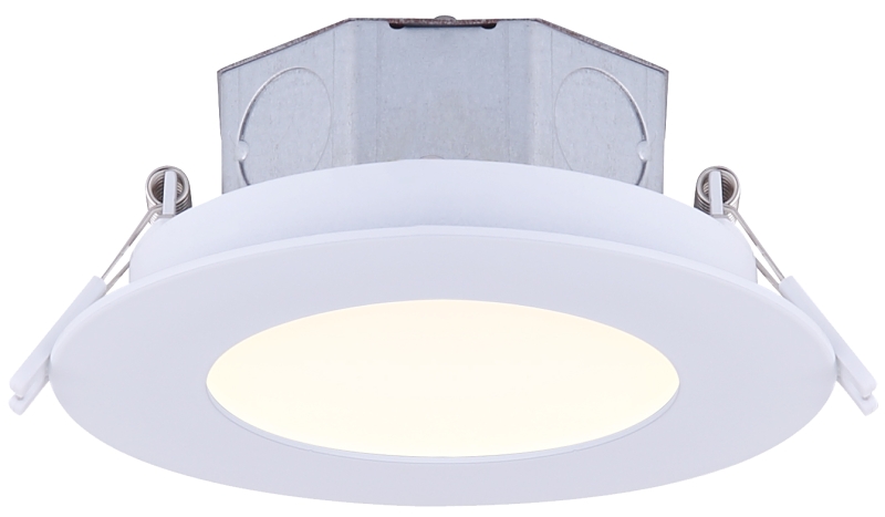 CANARM DL-4-9RR-WH-C Downlight, 120 V, LED Lamp, White