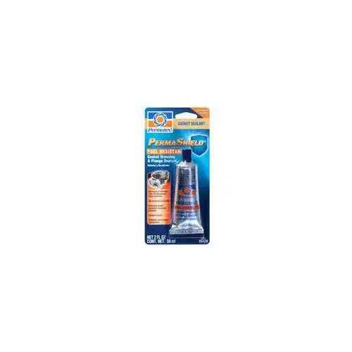 Gasket Dressing Sealant, 2 oz Tube, Liquid, Ketone Blue