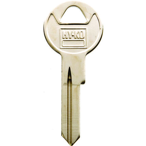 Key Blank, Brass, Nickel, For: Ford, Lincoln, Mercury Vehicles - pack of 10