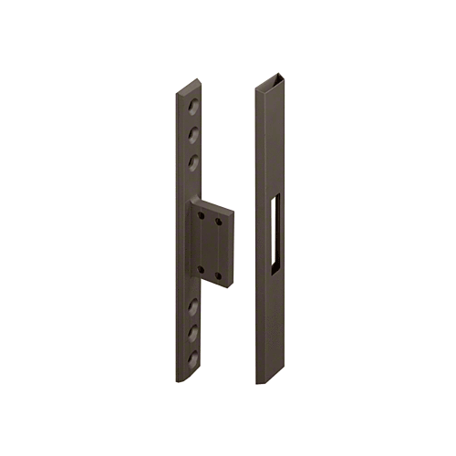 Dark Bronze Storefront Surface Mount Bracket with Cover