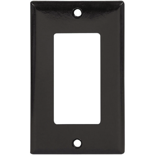 2151 Wallplate, 4-1/2 in L, 2-3/4 in W, 1 -Gang, Thermoset, Brown, High-Gloss