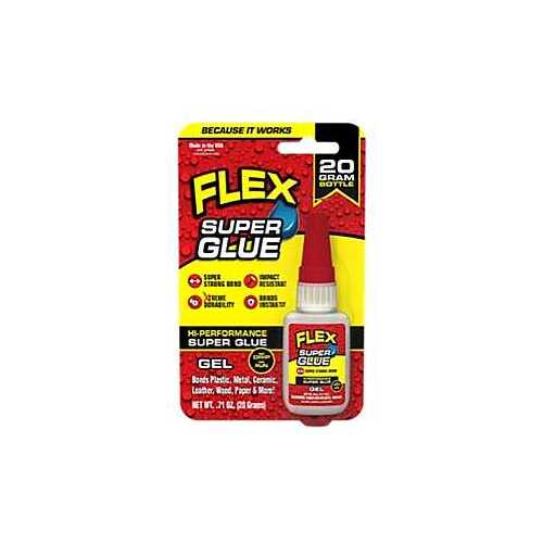 Flex Seal SGGELB20 GLUE SUPER GEL 20G BOTTLE