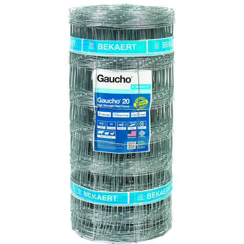 Gaucho 118406 Field Fence, 330 ft L, 32 in H, 14 Gauge, Steel
