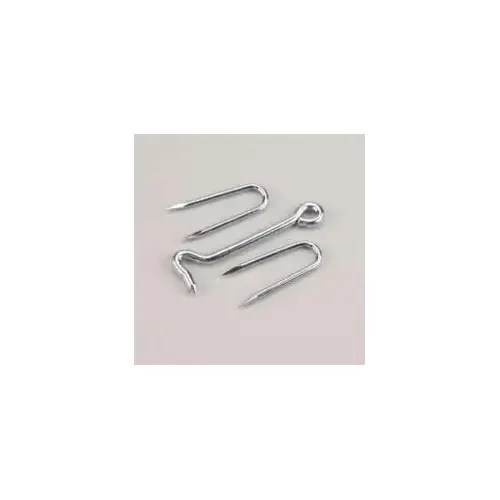 Heavy-Duty Gate Hook and Staple, Steel, Zinc