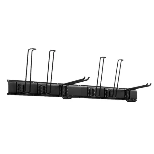 Ski and Snowboard Storage System, 220 lb, Metal/Neoprene, Black - pack of 9