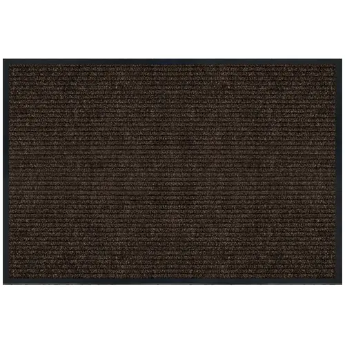 Multy Home 1005379 Platinum MT Utility Floor Mat, 4 ft L, 3 ft W, Ribbed Pattern, Polypropylene Rug, Tan