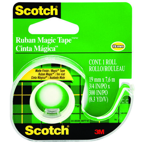 SCOTCH 105NA Magic Office Tape, 7.62 m L, 19 mm W