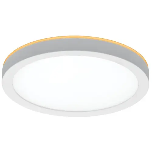 ETi 56568114 LowPro Series Ceiling Light with Nightlight, 120 V, 12 W, Integrated LED Lamp, 800 Lumens, White Fixture