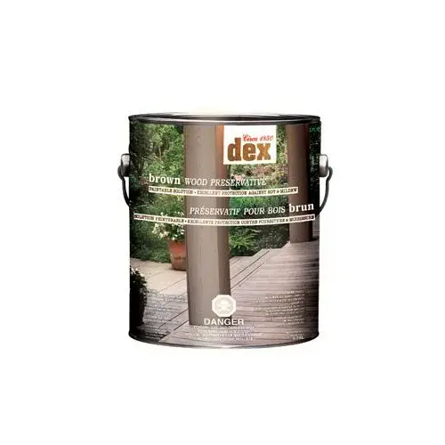 DEX Wood Preservative, Brown, 1 gal - pack of 2