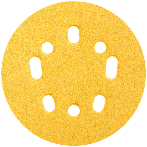 Sanding Disc, 5 in Dia, Coated, P80 Grit, Coarse, Aluminum Oxide Abrasive, Paper Backing - pack of 25