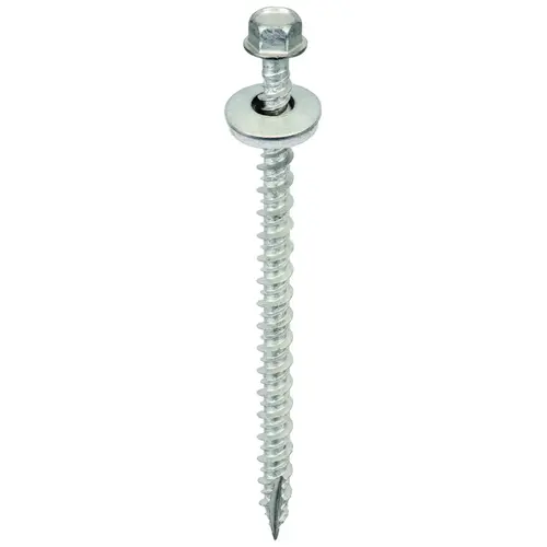 Acorn SW-MW3G250 Screw, #9 Thread, High-Low, Twin Lead Thread, Hex Drive, Self-Tapping, Type 17 Point