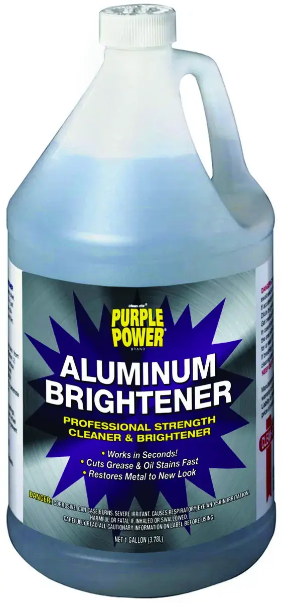 Brighte ELEKIBRUSH・ELEKILOTION PURPLE POWER 4120P-XCP4 Aluminum Brightener, 1 gal, Liquid