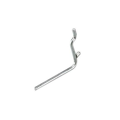 Angled Hook, Metal, Zinc