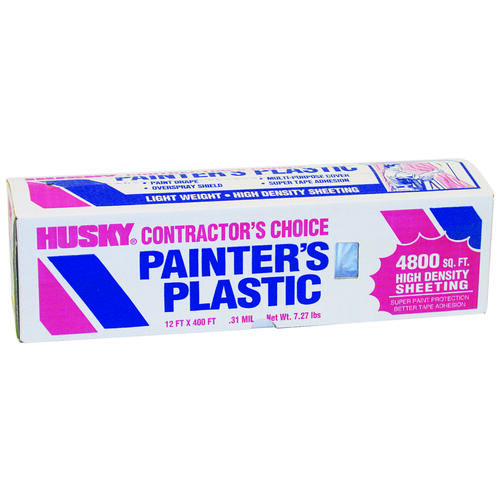 Petoskey Plastics FG-P9941-07E P9941-07 Masking Paper, 400 ft L, 12 ft W, Clear