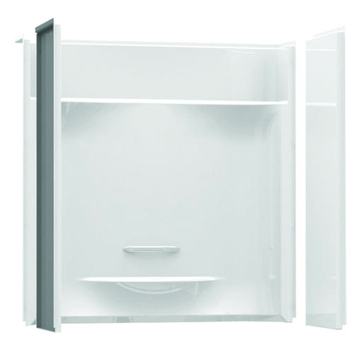 MAAX 148065-000-002290 Shower Wall Kit, 60 in L, 30 in W, 78 in H, White