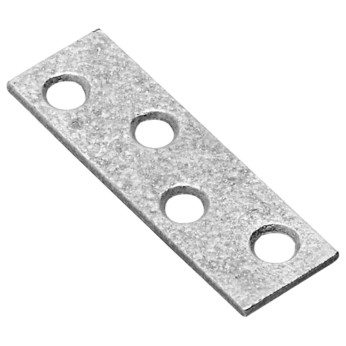 Mending Plate, 2 in L, 5/8 in W, Galvanized Steel, Screw Mounting - pack of 4