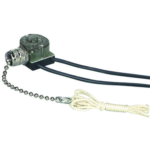 Canopy Switch with Bell End, Lead Wire Terminal, 1/3/6 A, 125/250 V Nickel