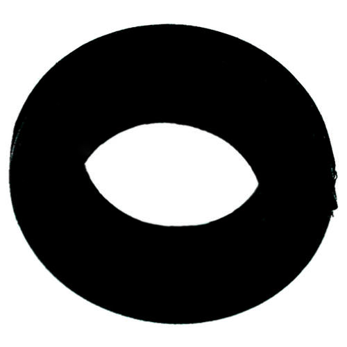 Grommet, Rubber, Black, 1/2 in Thick Panel