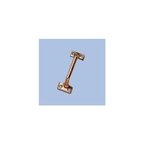 Sash Lift, 3-7/8 in W, 1 in D, 1-5/32 in H, Steel, Polished Brass