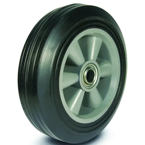 DH CASTERS W-PL08225B6 W-PL Series Poly Hub Wheel, 3/4 in Dia Hub