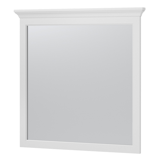 Foremost HOWM3232 Hollis Series Framed Mirror, 32 in L, 32 in W, White Frame