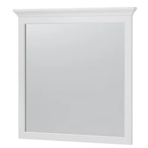 Foremost HOWM3232 Hollis Series Framed Mirror, 32 in L, 32 in W, White Frame