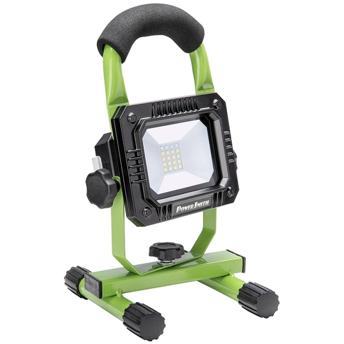 PowerSmith PWLR108S Rechargeable Work Light, 16 W, Lithium-Ion Battery, 1-Lamp, LED Lamp, 800/400/200 Lumens