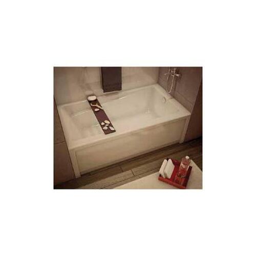 New Town 6032 Series Bathtub, 38 to 44 g Capacity, 59-3/4 in L, 32 in W, 20-1/2 in H, Acrylic, White