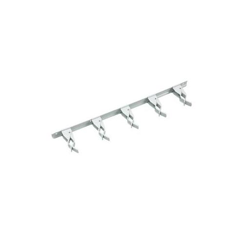 Spring Storage Clip Bar, Metal, White