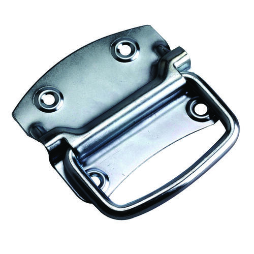 Chest Handle, 3-1/2 in L, 1-7/16 in W, Steel, Zinc