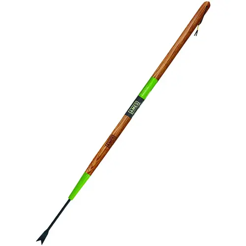 Ames 2942100 Forged Dandelion Weeder, Steel Blade, V-Notched Blade, Hardwood Handle