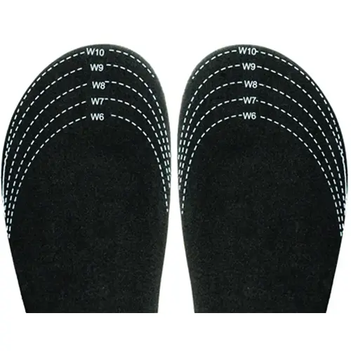 Garden Outfitters Series Insole, 8, Black Pair