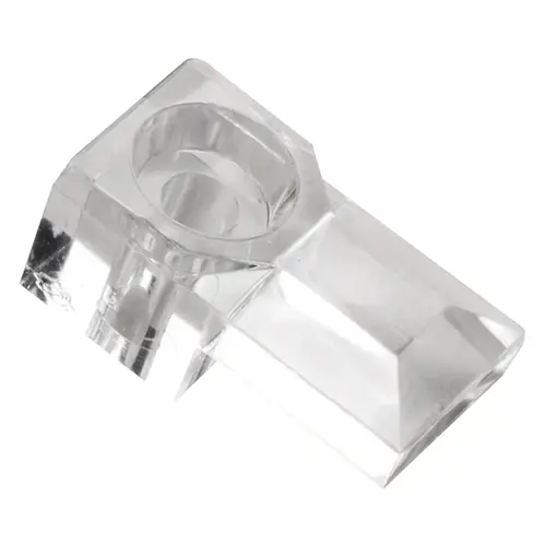 Mirror Clip, Plastic, Clear - pack of 6