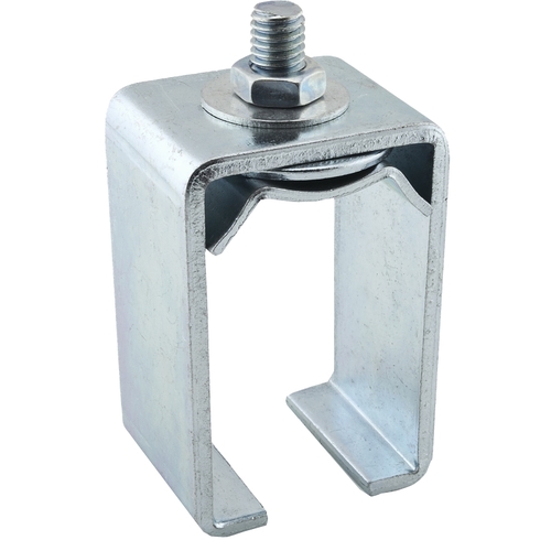 Onward 24651390XV Box Rail Joint Connector, Single, Steel, Zinc, For: 1-1/2 to 3-1/2 in Thick Doors