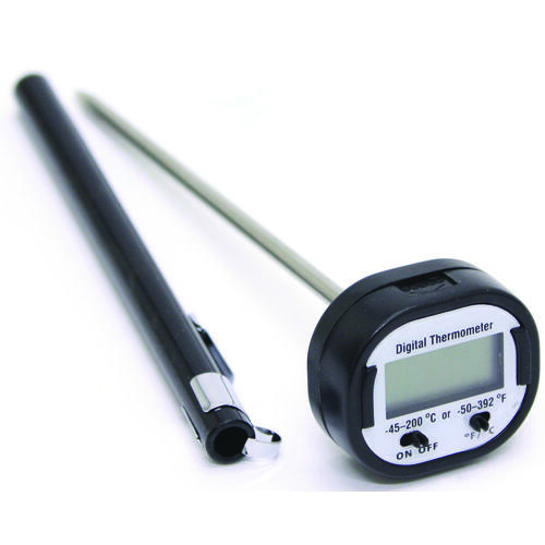 Thermometer,-50 to 392 deg F, Digital Display