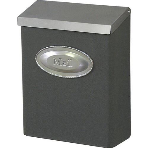 Designer Series DVKPBZ00 Mailbox, 440 cu-in Capacity, Galvanized Steel, Powder-Coated, 9.7 in W