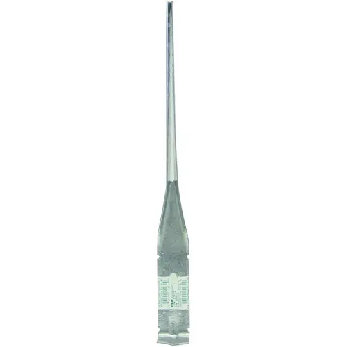 Mud Sill Anchor, 10 in H, Steel, Zinc