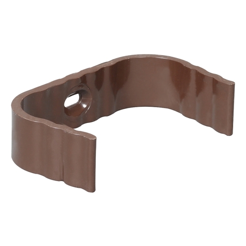 Downspout Band, Plastic, Brown