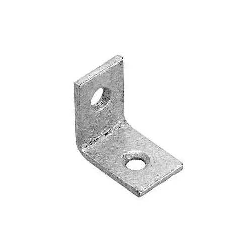 Corner Brace, 1/2 in W, 3/4 in H, Steel, Galvanized, 2 mm Thick Material - pack of 4