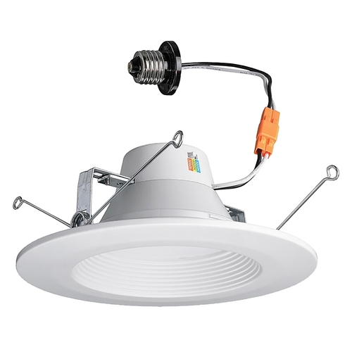 Color Preference Series DL-6-80-902-SV-D Recessed Retrofit Downlight, 65 W, 120 V, LED Lamp, Acrylic, White