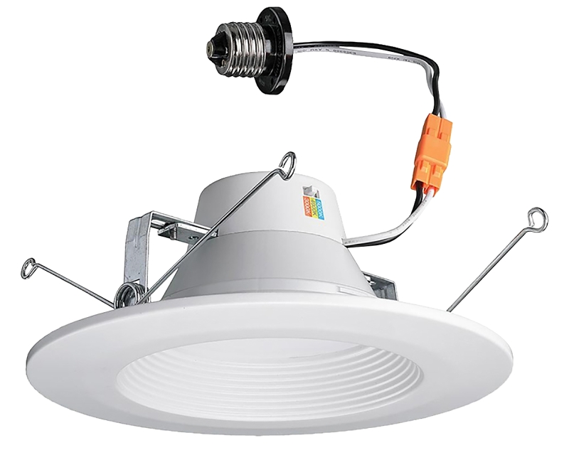 ETi 53186311 Color Preference Series DL-6-80-902-SV-D Recessed Retrofit Downlight, 65 W, 120 V, LED Lamp, Acrylic, White