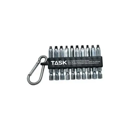 Robertson Decking Carabiner Clip, 10-Piece, Steel