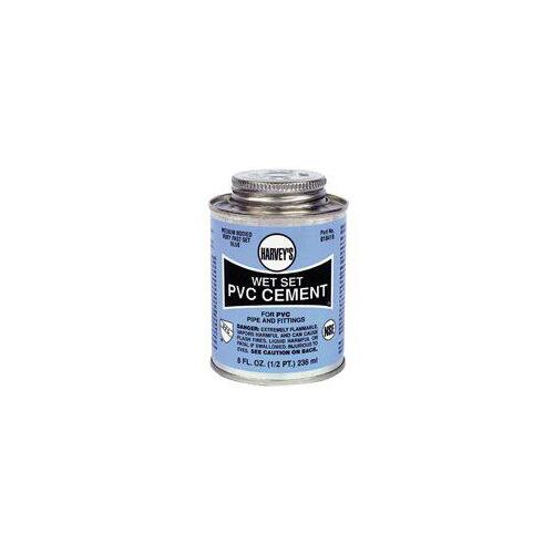 Solvent Cement, 8 oz Can, Liquid, Blue