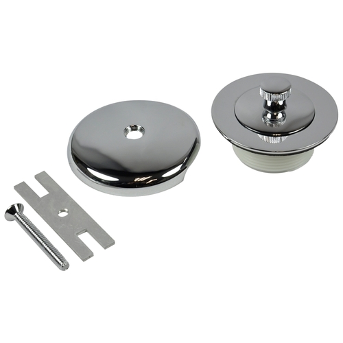 Drain Trim Kit, Metal, Chrome, For: 1-1/2 in and 1-7/8 in Drain Shoe Sizes