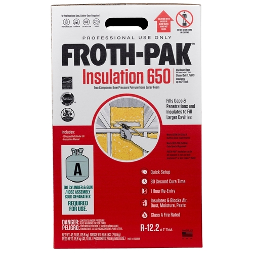 DuPont 12031896 Froth-Pak Series Foam Insulation Kit, 118.8 lb