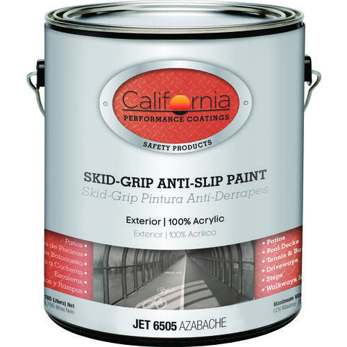 F06505-1 Anti-Slip Paint, Jet, 1 gal