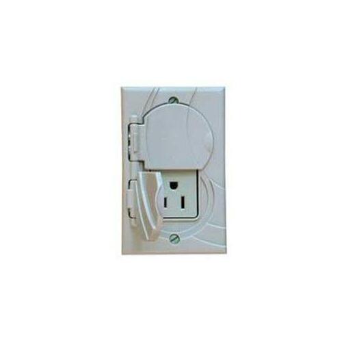 CAN-AM SUPPLY IR300-GNH-V Wallplate Outlet Cover, Ivory